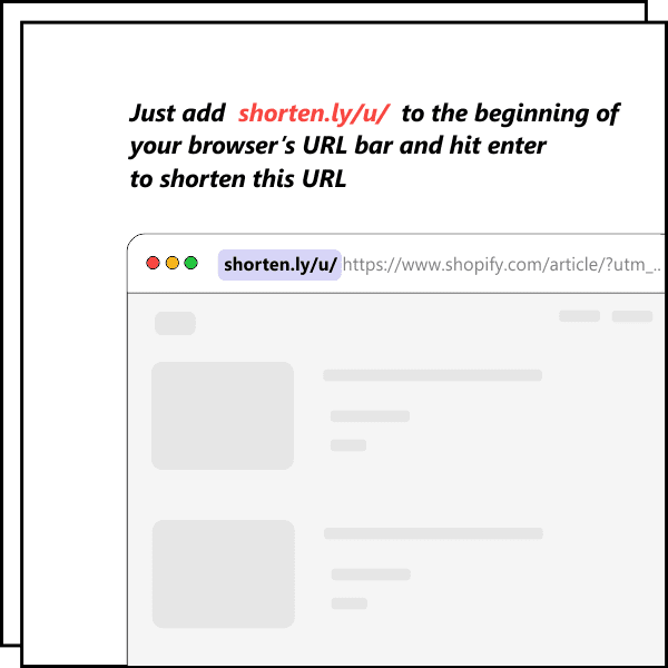 URL shortener image